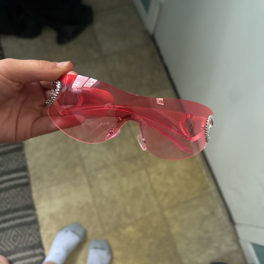 Stylish Pink Sunglasses y2k